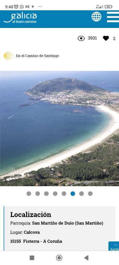 Piso Playa Langosteira Daire Finisterre Dış mekan fotoğraf